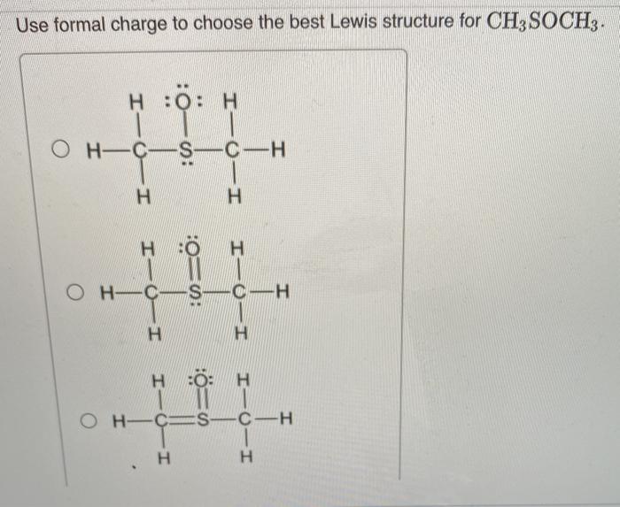 Ch3s o ch3 lewis structure