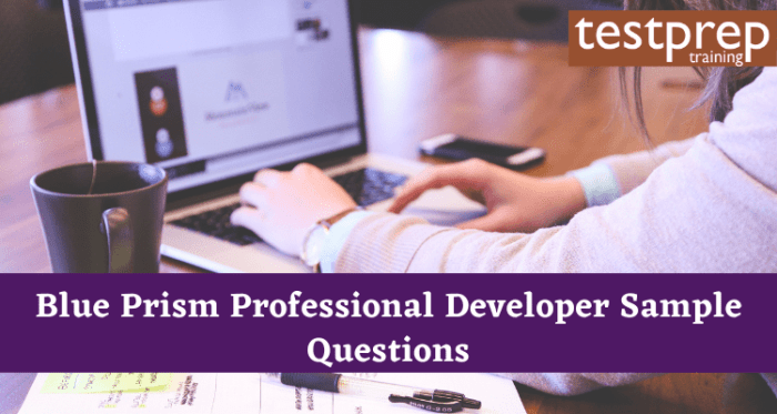 Blue prism developer certification questions