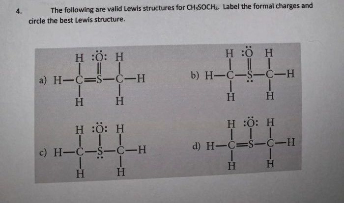 Ch3s o ch3 lewis structure