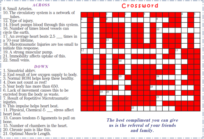 Understanding with the heart crossword