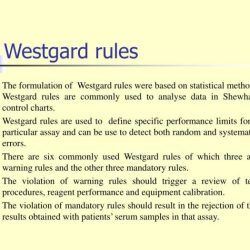 What are the 5 westgard rules